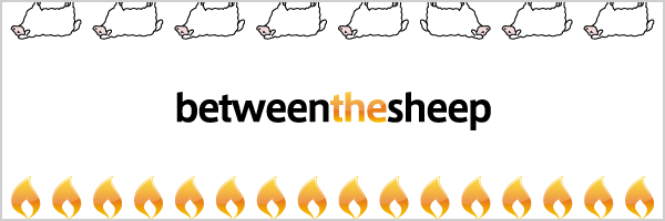between the sheep